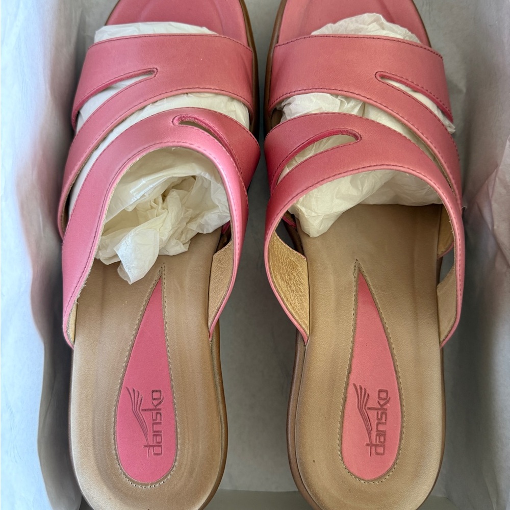 Dansko Women's Pink Slide Sandals